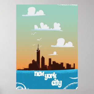 New York City vintage poster