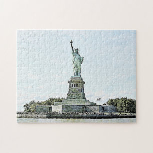 New York City - Vrijheidsbeeld Legpuzzel