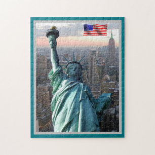 New York City - Vrijheidsbeeld - Verenigde Staten Legpuzzel