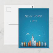 New York City VS Briefkaart (Voorkant / Achterkant)