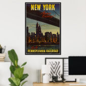  New York City, VS - Poster (Thuiskantoor)