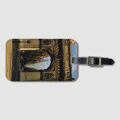 New York City Washington Square Waterverf 1953' Bagagelabel (Voorkant (horizontaal))