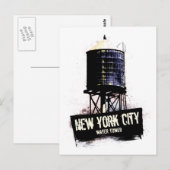 New York City Water Tower Briefkaart (Voorkant / Achterkant)