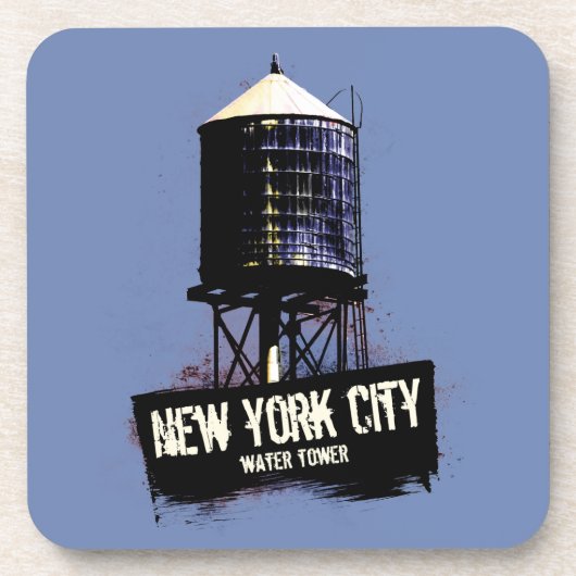 New York City Water Tower Onderzetter set (Voorkant)