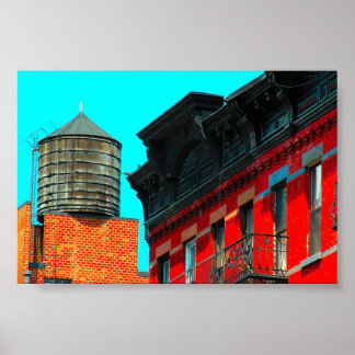 New York City Water Tower van Urban59 Poster