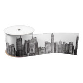 New York City waterverf Manhattan skyline Black Lint (Spoel)