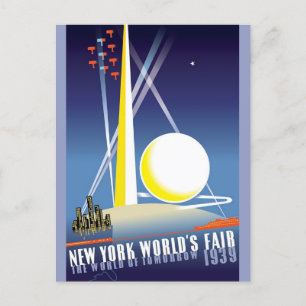  New York City Wereldtentoonstelling Briefkaart