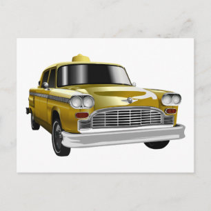 New York City Yellow  Cab Briefkaart