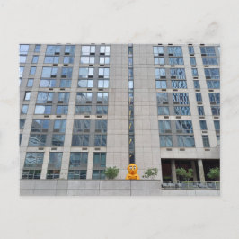 New York City - Yellow man from the High Line Park Briefkaart