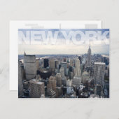 New York cityscape Briefkaart (Voorkant / Achterkant)