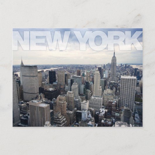 New York cityscape Briefkaart (Voorkant)