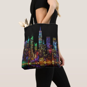 New York Cityscape, LED-lichtstijl Draagtas