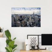 New York cityscape Poster (Thuiskantoor)