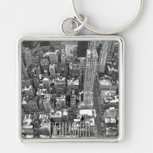 New York Cityscape Sleutelhanger New York Souvenir