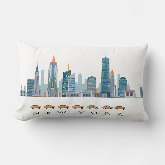 New York Classic City Style Cushion Kussen (Voorkant)