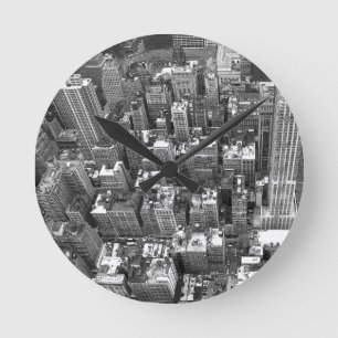 New York Clock Gifts Decor NY Wall Clock Ronde Klok