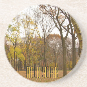 New York Coaster Central Park NY Souvenir Coaster Zandsteen Onderzetter