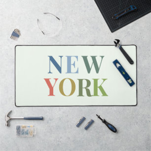 New York Colorful Text Bureaumat