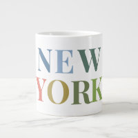 New York Colorful Text