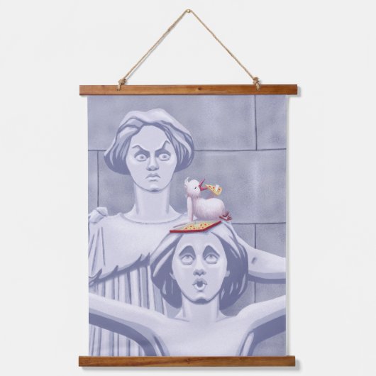 New York-conflict Hangend Wandkleed (Voorkant)