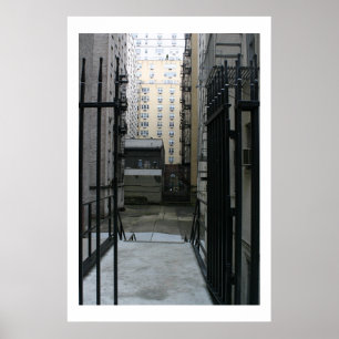 New York Courtyard Poster