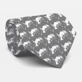 New York Cravate NYC Bull Statue Souvenir Necktie (Roulé)