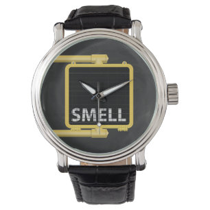 New York Crosswalk Sign Smell Horloge