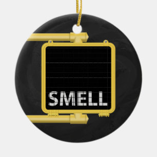 New York Crosswalk Sign Smell Keramisch Ornament