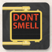 New York Crosswalk Sign Smell Onderzetter (Voorkant)