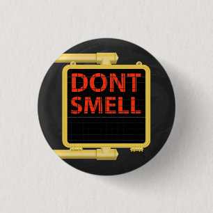 New York Crosswalk Sign Smell Ronde Button 3,2 Cm