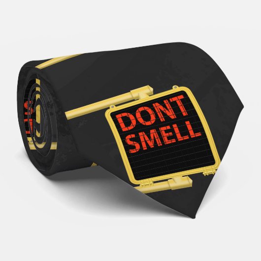 New York Crosswalk Sign Smell Stropdas (Opgerold)