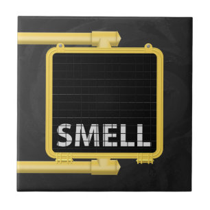 New York Crosswalk Sign Smell Tegeltje