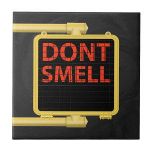 New York Crosswalk Sign Smell Tegeltje