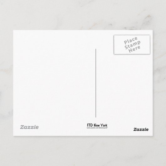 New York Crosswalk Sign Talk Briefkaart (Achterkant)