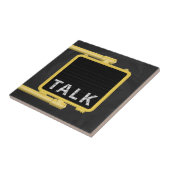 New York Crosswalk Sign Talk Tegeltje (Zijkant)