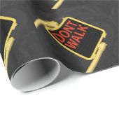 New York Crosswalk Sign Walk Cadeaupapier (Rol Hoek)