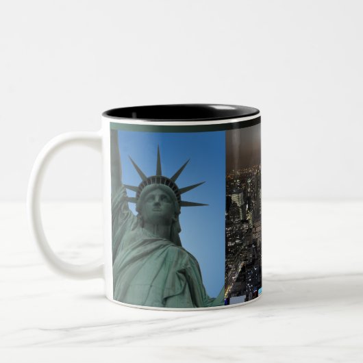 New York Cup Cityscape New York Night Mug (Gauche)