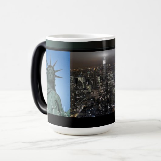 New York Cup Cityscape New York Night Mug (Devant gauche)