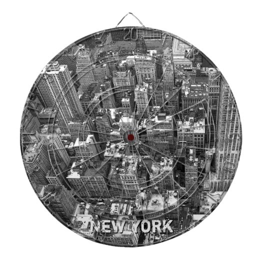 New York Dartboard New York Souvenir Dartboard Dartbord (Voorkant)