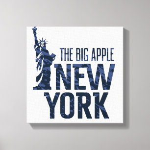 New York De Big Apple Canvas Afdruk