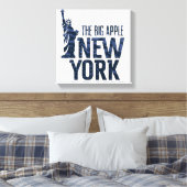 New York | De Big Apple Canvas Afdruk (Insitu (Slaapkamer))