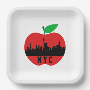 New York de Grote Appel - New York State Papieren Bordje