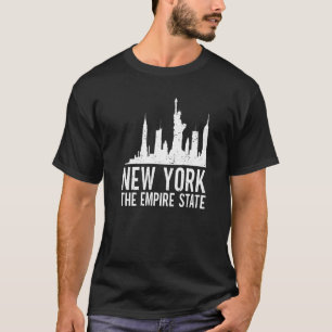 New York, de staat van het New Yorkse Rijk T-shirt