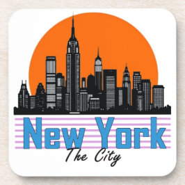 New York - De stad Bier Onderzetter