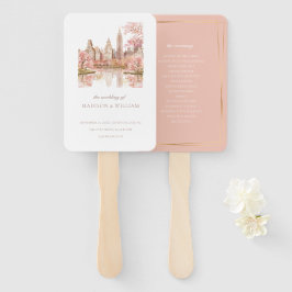 New York Destination Wedding program Handwaaier