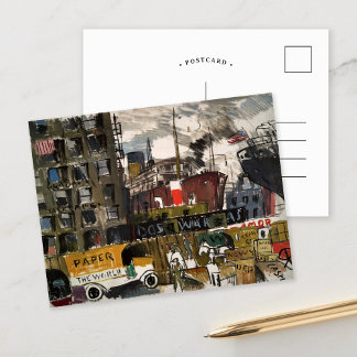 New York Docks | Joaquín Torres-García Briefkaart