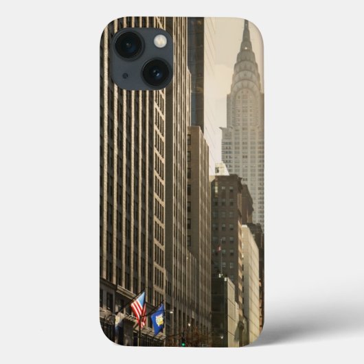 New York, E 42 St en Chrysler Building Case-Mate iPhone Case (Achterkant)