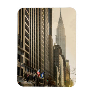 New York, E 42 St en Chrysler Building Magneet