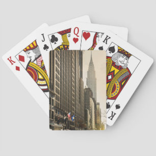 New York, E 42 St en Chrysler Building Pokerkaarten