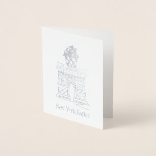 New York Easter Basket NYC Washington Square Arch Folie Kaarten